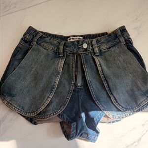 We The Free Women's Dark Blue Jean Shorts
